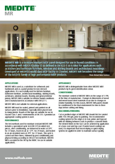 MEDITE MR Brochure