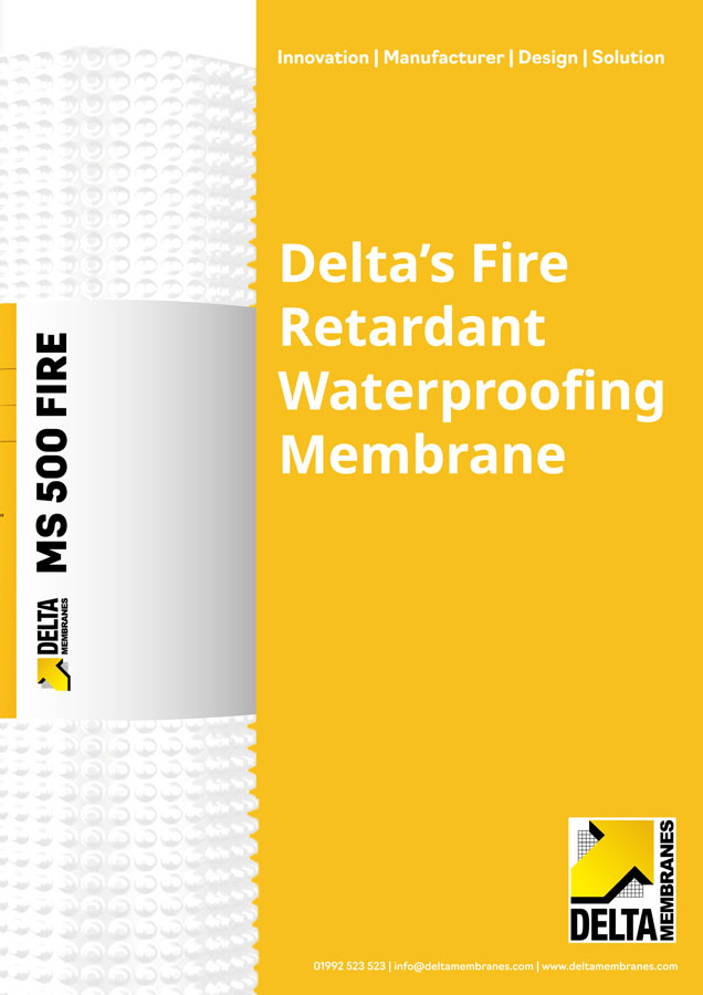 Delta’s Fire Retardant Waterproofing Membrane Brochure