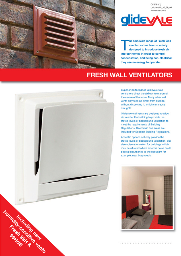 Fresh Wall Ventilators Brochure